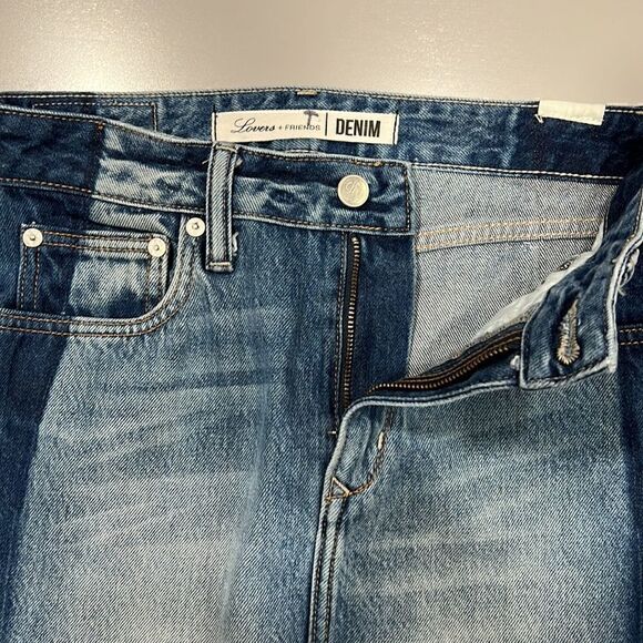 Lovers + Friends Elijah Denim Mini Skirt size 25 - Picture 4 of 9